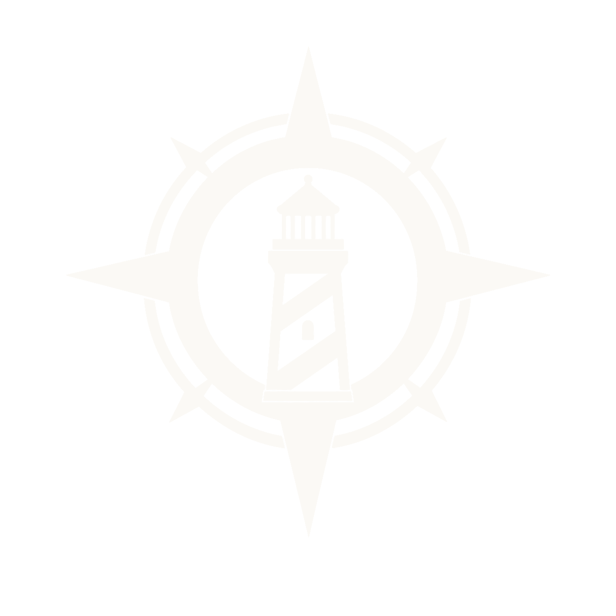 Beacon & Compass mark — steady bearing through a business transition